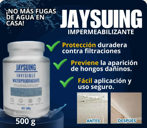 JAYSUING IMPERMEABILIZANTE ¡Olvídate de las filtraciones para siempre!